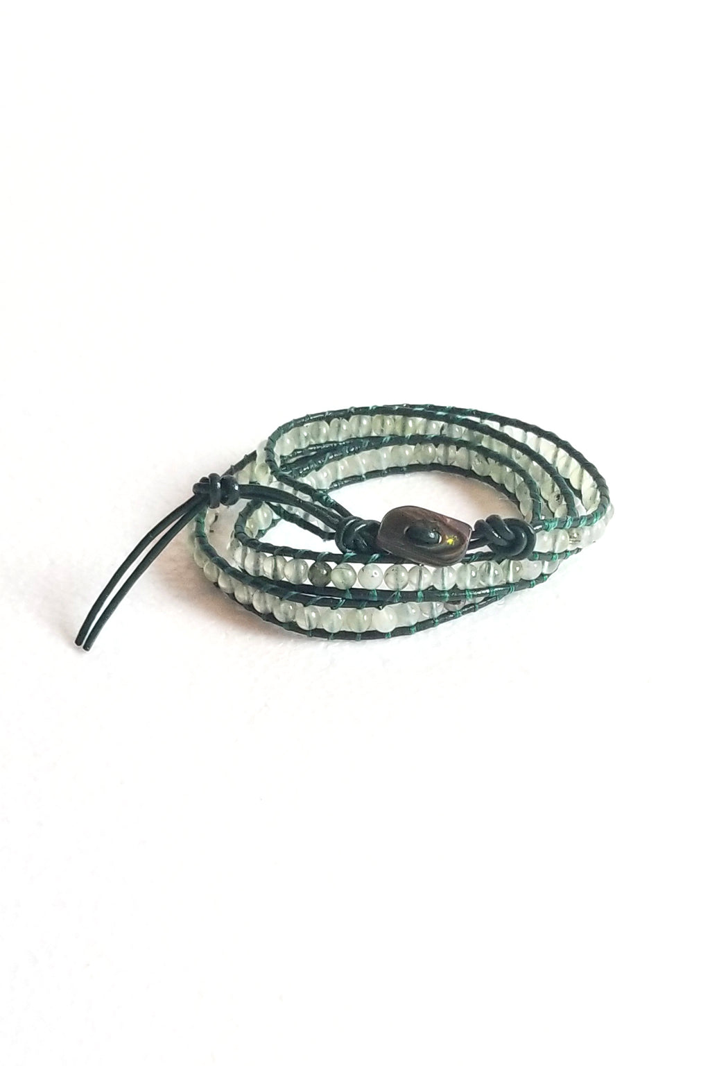 Burma Jade 3-wrap bracelet #48