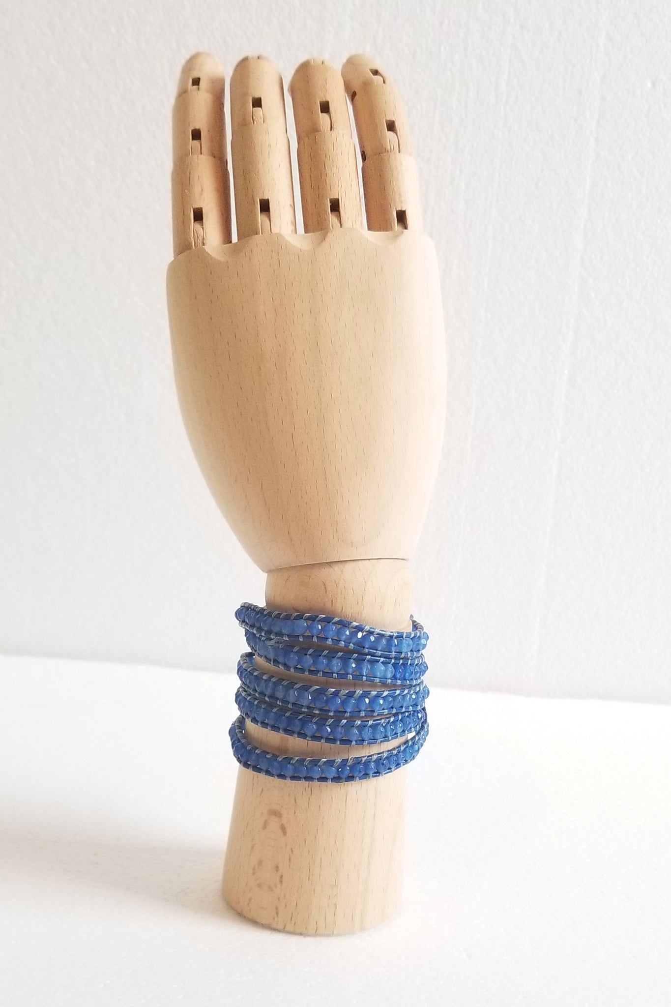 Blue Jade Bracelet #37